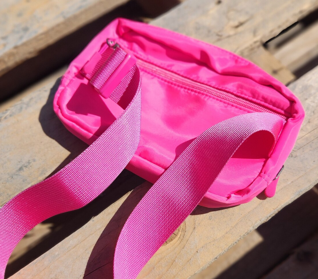 Hot Pink Cow Skull Fanny Pack