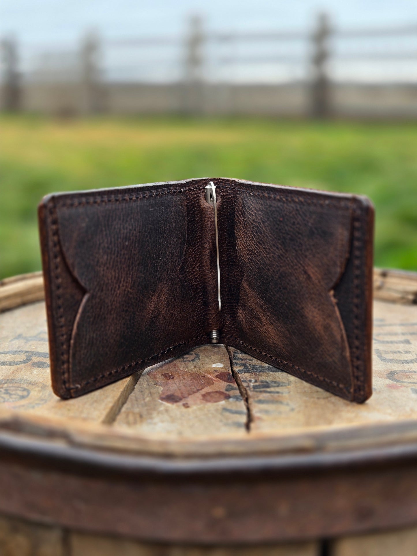 Sunflower Money Clip Wallet
