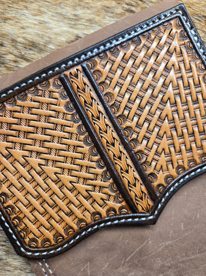Arrowhead Basket Stamp Saddle Phone Case