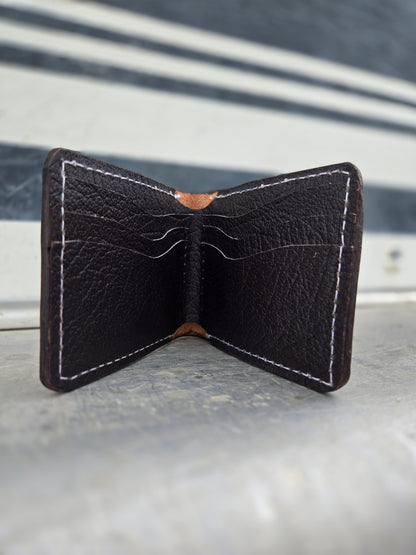 Floral & Basket Weave Bifold Wallet